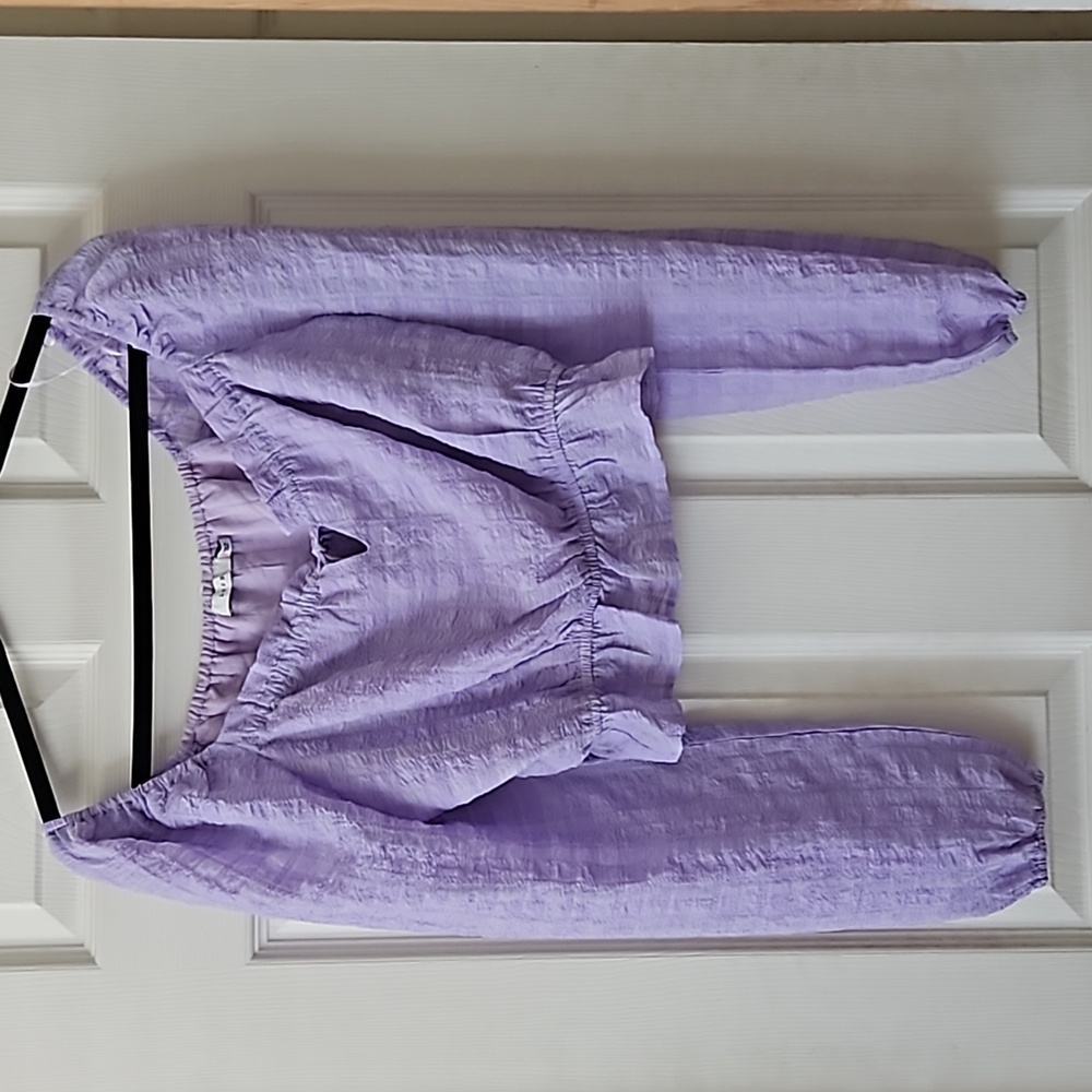 Lush Lavender long sleeve Top size small